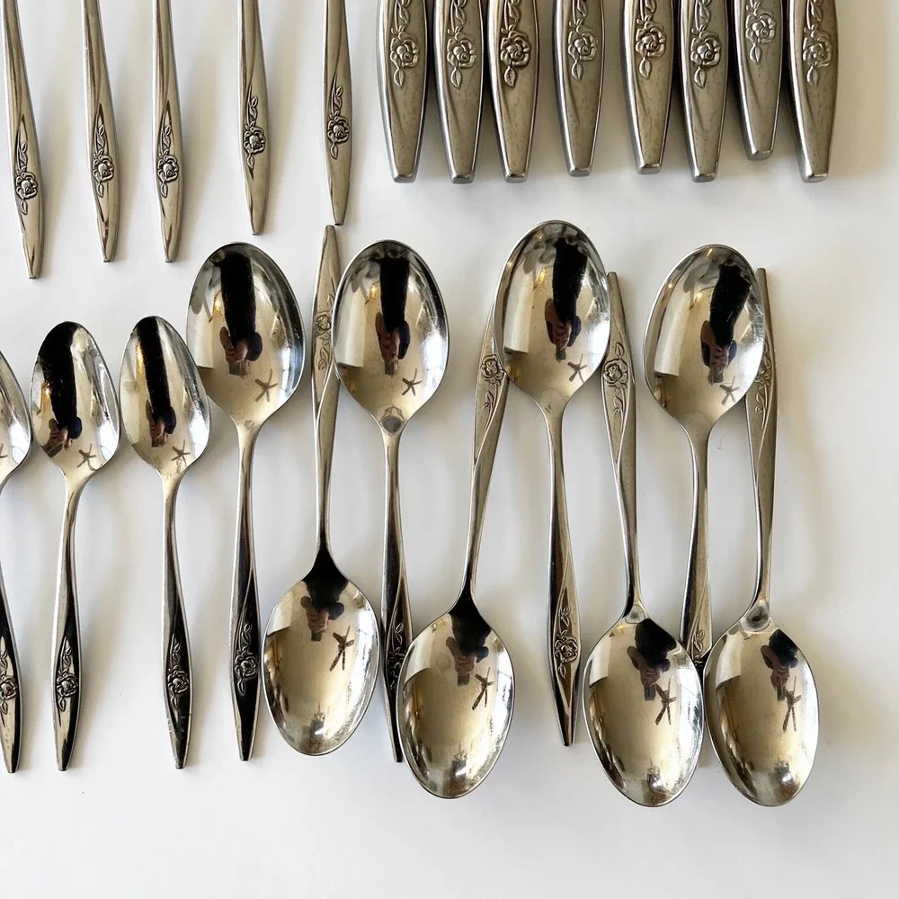 Vintage Lot Oneida Oneidacraft Deluxe Stainless 